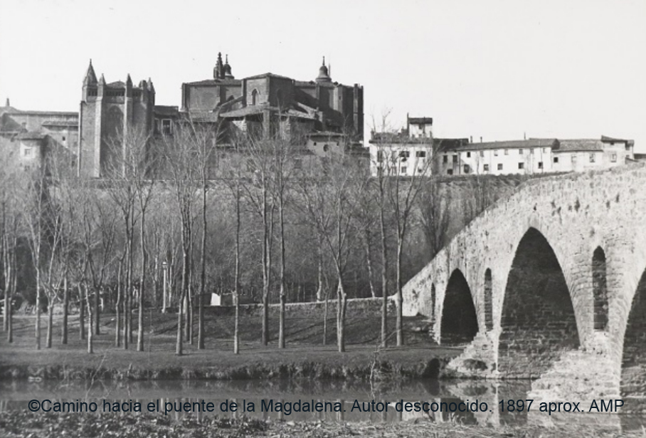 Crónica negra del Viejo Pamplona:  Crimen junto al puente de la Magdalena (1897)